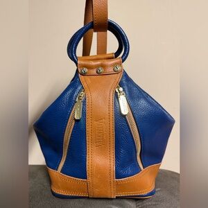 Valentina Italian Leather Backpack Handbag